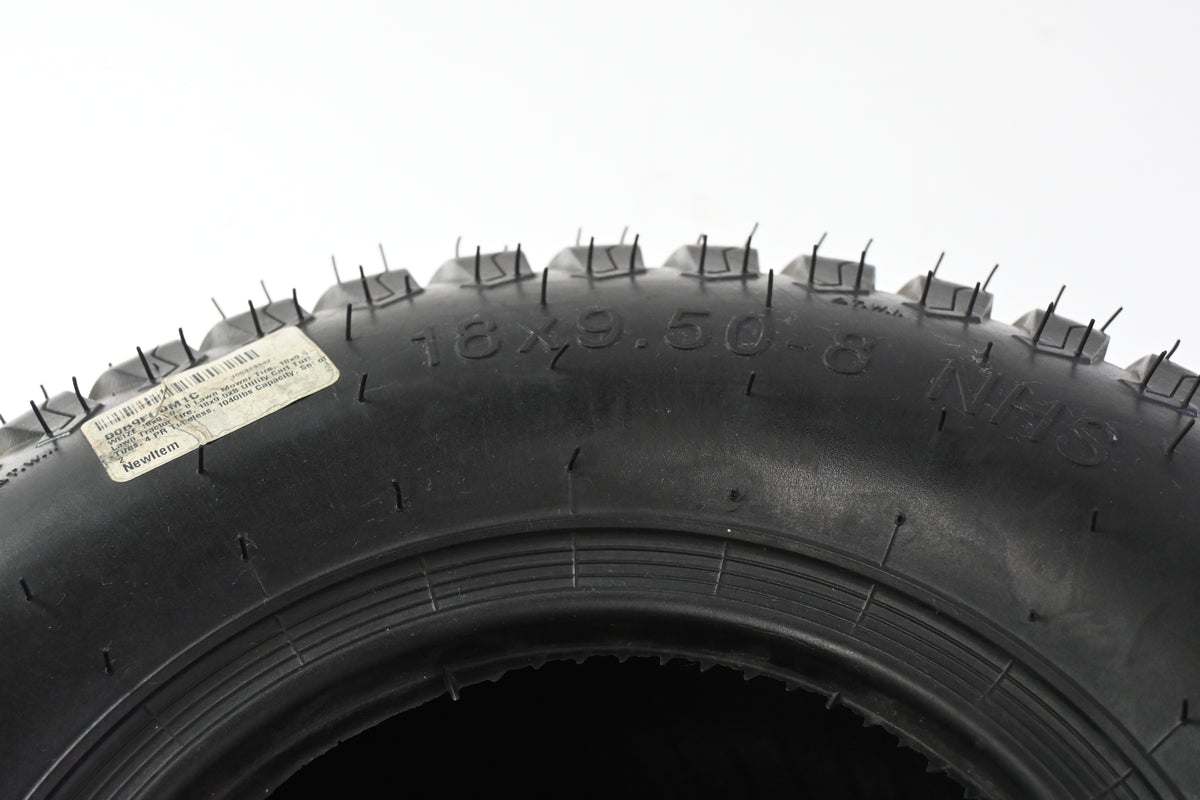 WEIZE 18 x 9.5 x 8 Lawn Tire, Turf Tires, 4 PR Tubless, 1040lbs Cap - New