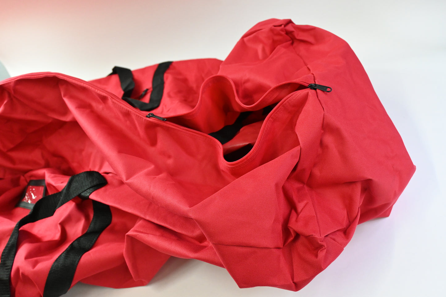 Winpull Rolling Christmas Tree Storage Bag for 9' Tree 600D Waterproof Red