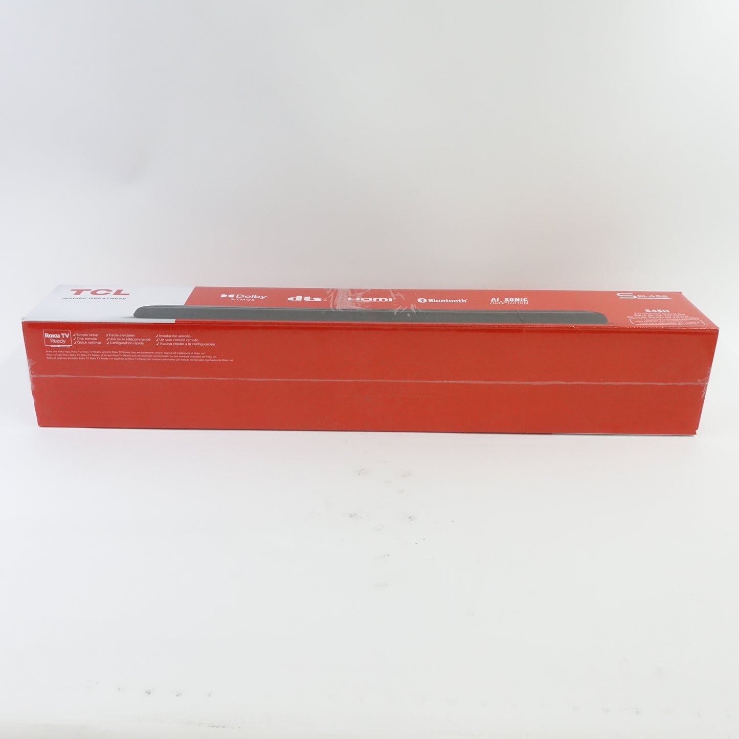 TCL S45H 2.0 Sound Bar Dolby Atmos DTS 100W Bluetooth Auto Room Calibration