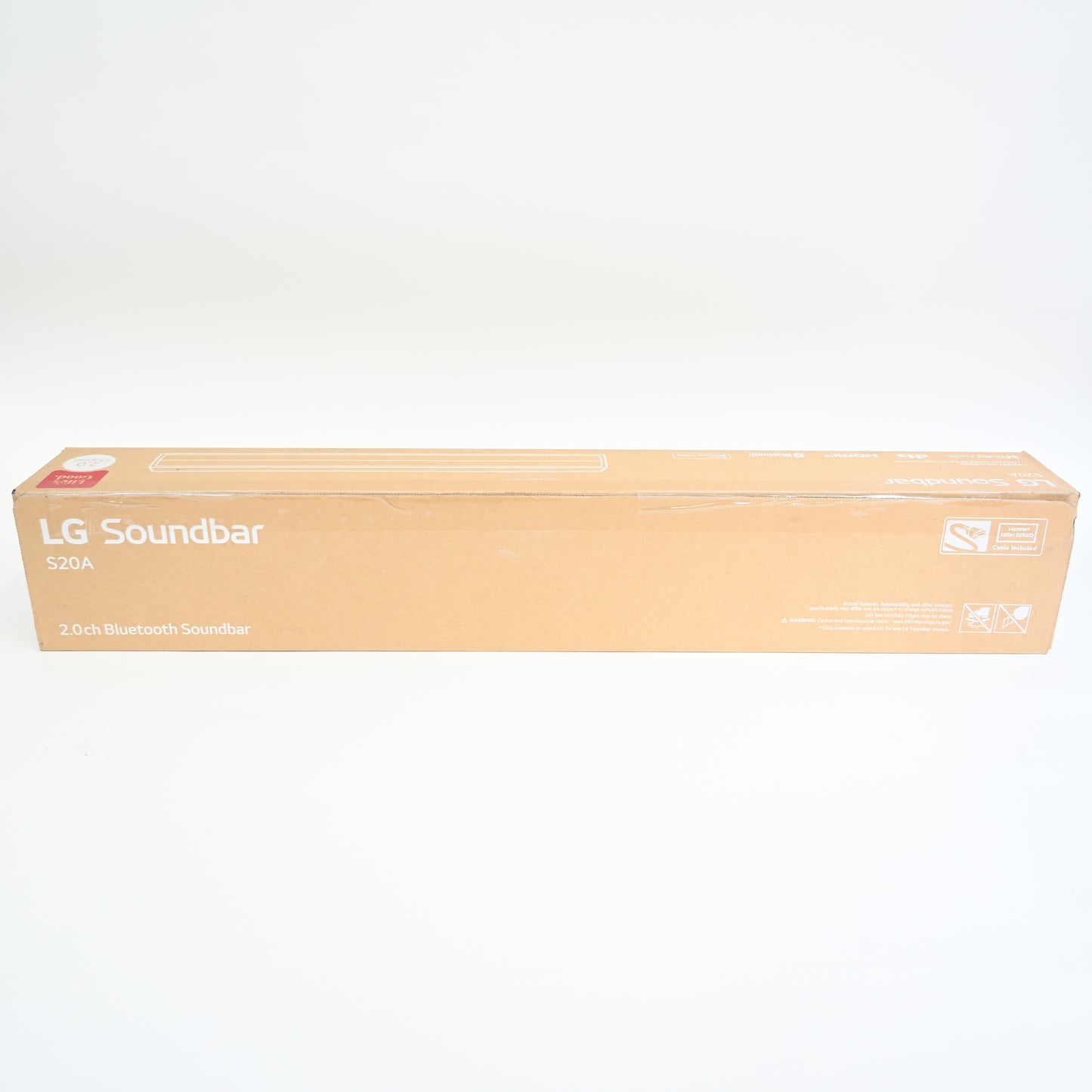 S20A LG Soundbar for TV with Dolby Audio™ 2.0 channel - Open Box