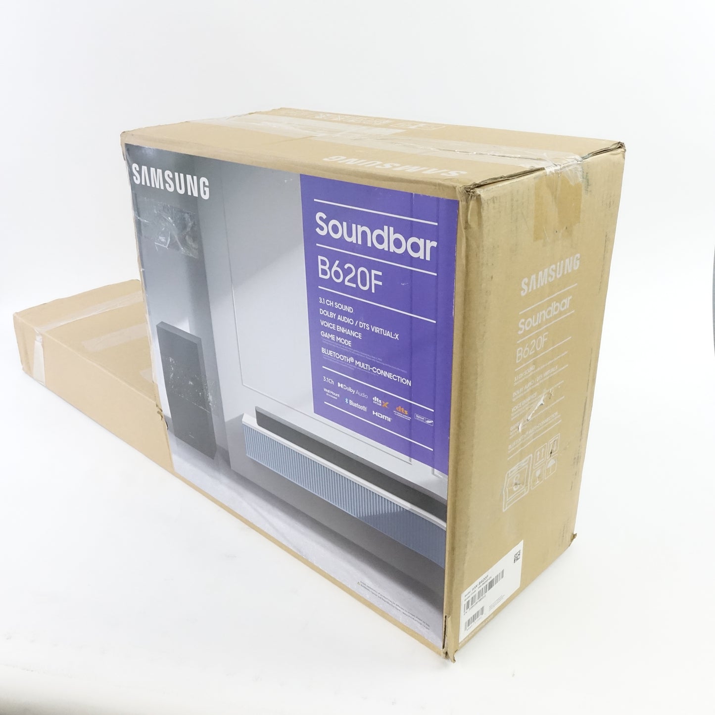 Samsung HW-B620F 3.1 Channel Soundbar w Wireless Subwoofer Dolby Audio