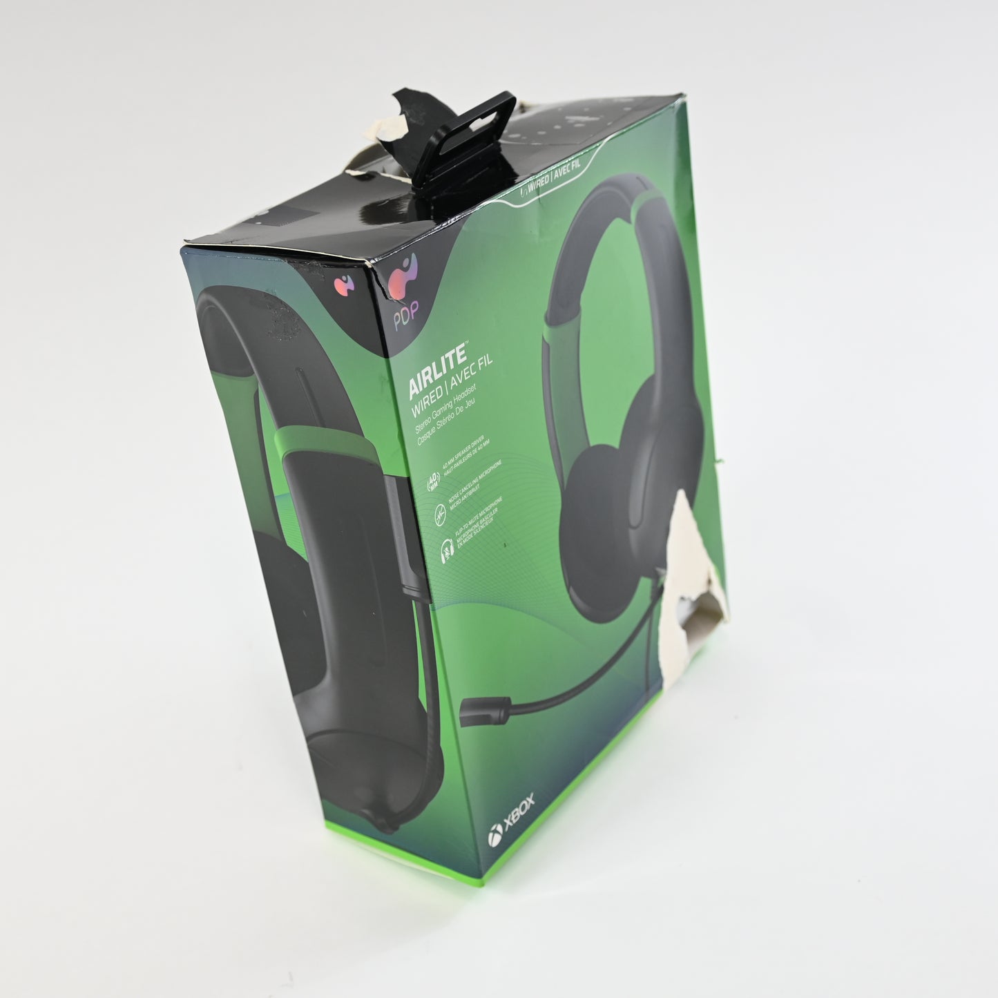PDP AIRLITE Wired Gaming Headset Black/Green Xbox Series X|S Xbox One PC