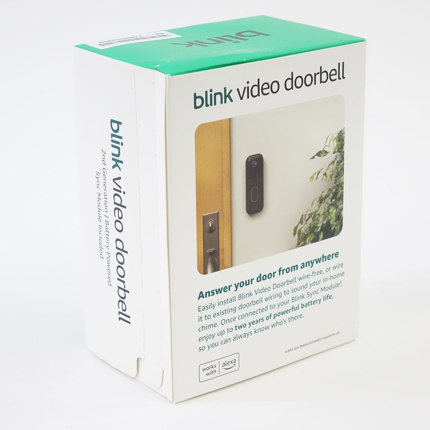 Blink Wireless Video Doorbell System (2nd Generation) & Mini Indoor Camera - New