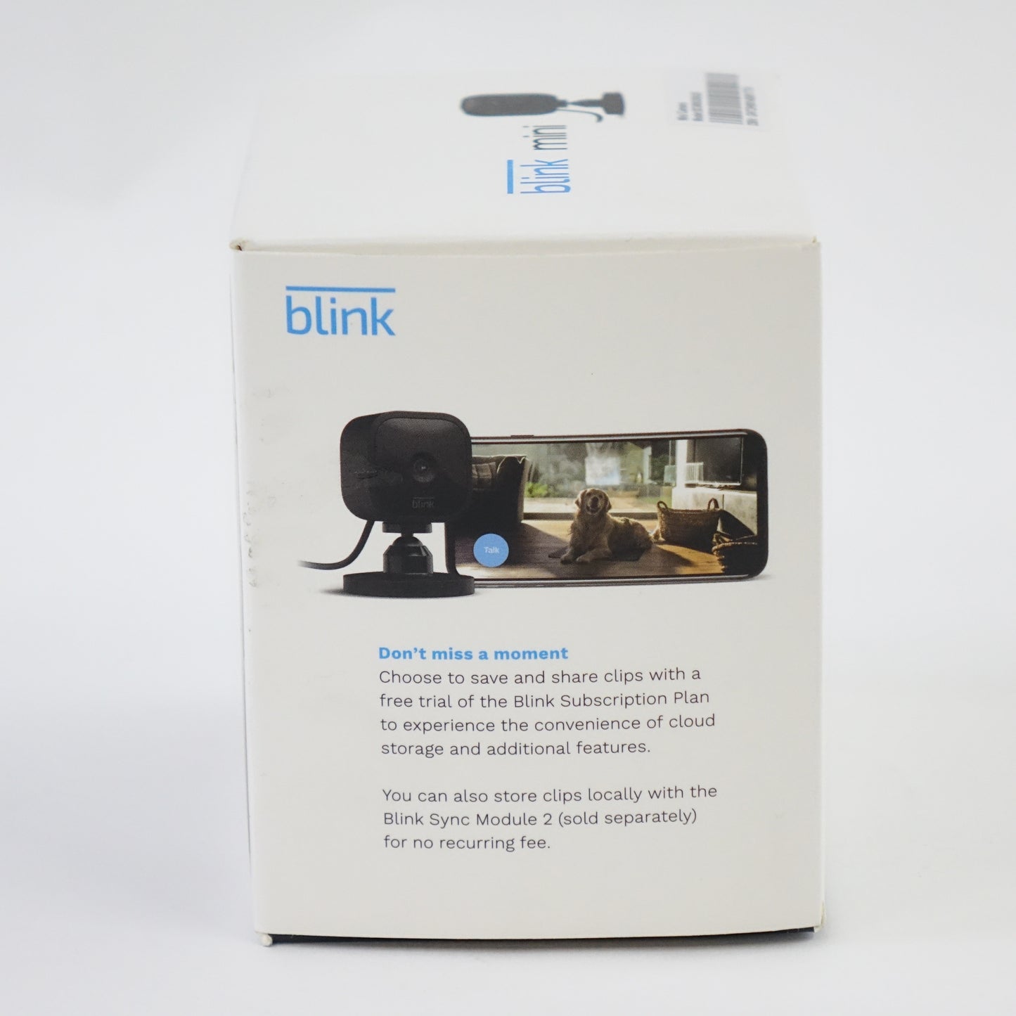 Blink Mini Indoor Security Camera 1080p Night Vision Motion Detection Black