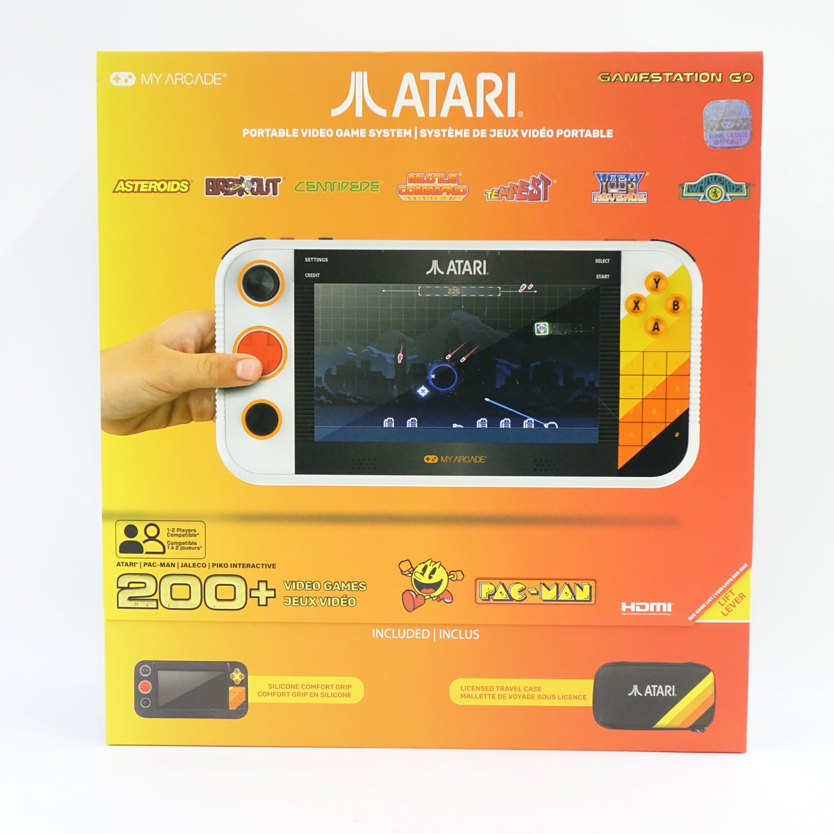 My Arcade Atari Gamestation Go Bundle 200+ Games Handheld Retro Console