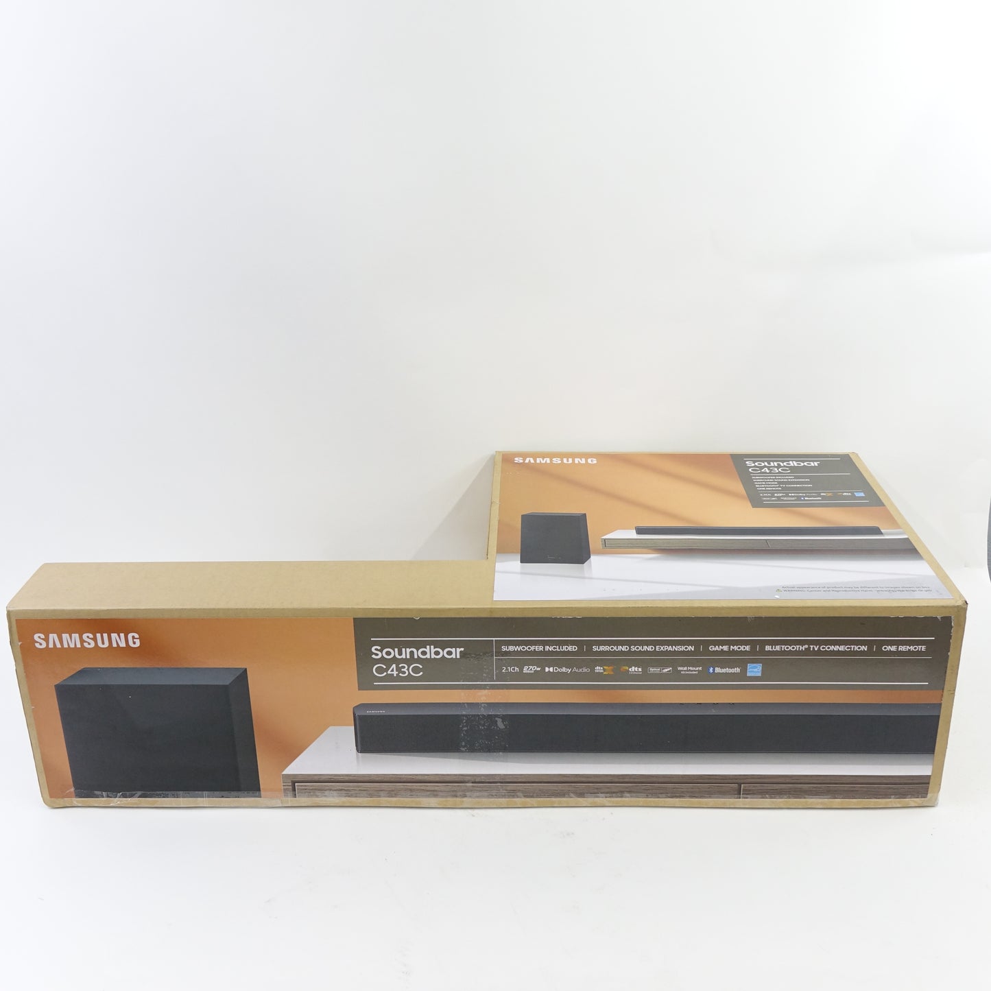 Samsung HW-C43C/ZA 2.1 ch DTS VirtualX Soundbar 270-Watts w Subwoofer - HW-C43C