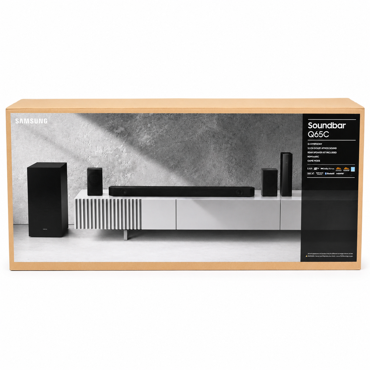 SAMSUNG 5.1 Channel Sound Bar Wireless Dolby bluetooth HW-Q65C/ZA - Grade A
