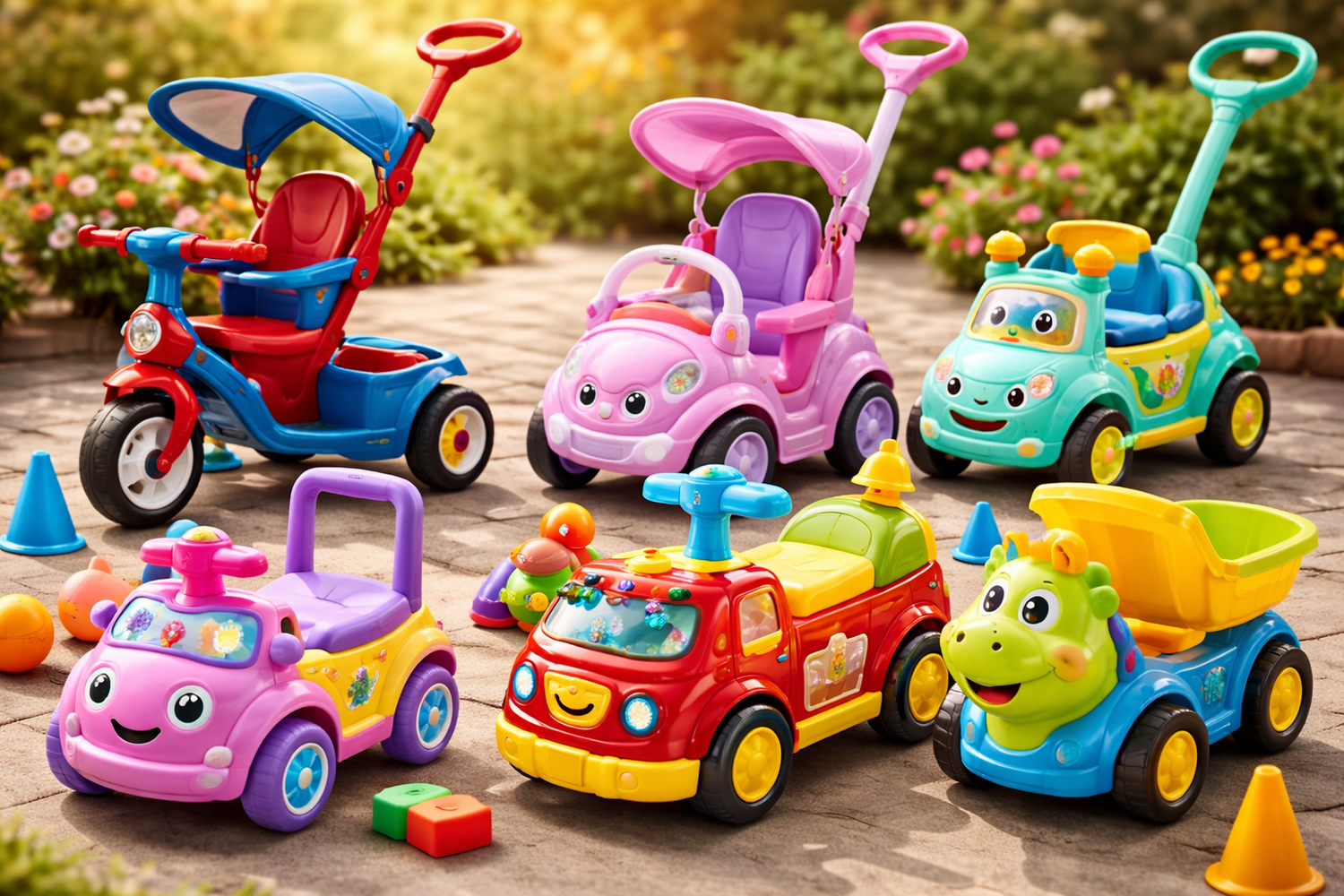 Push-Powered Toys