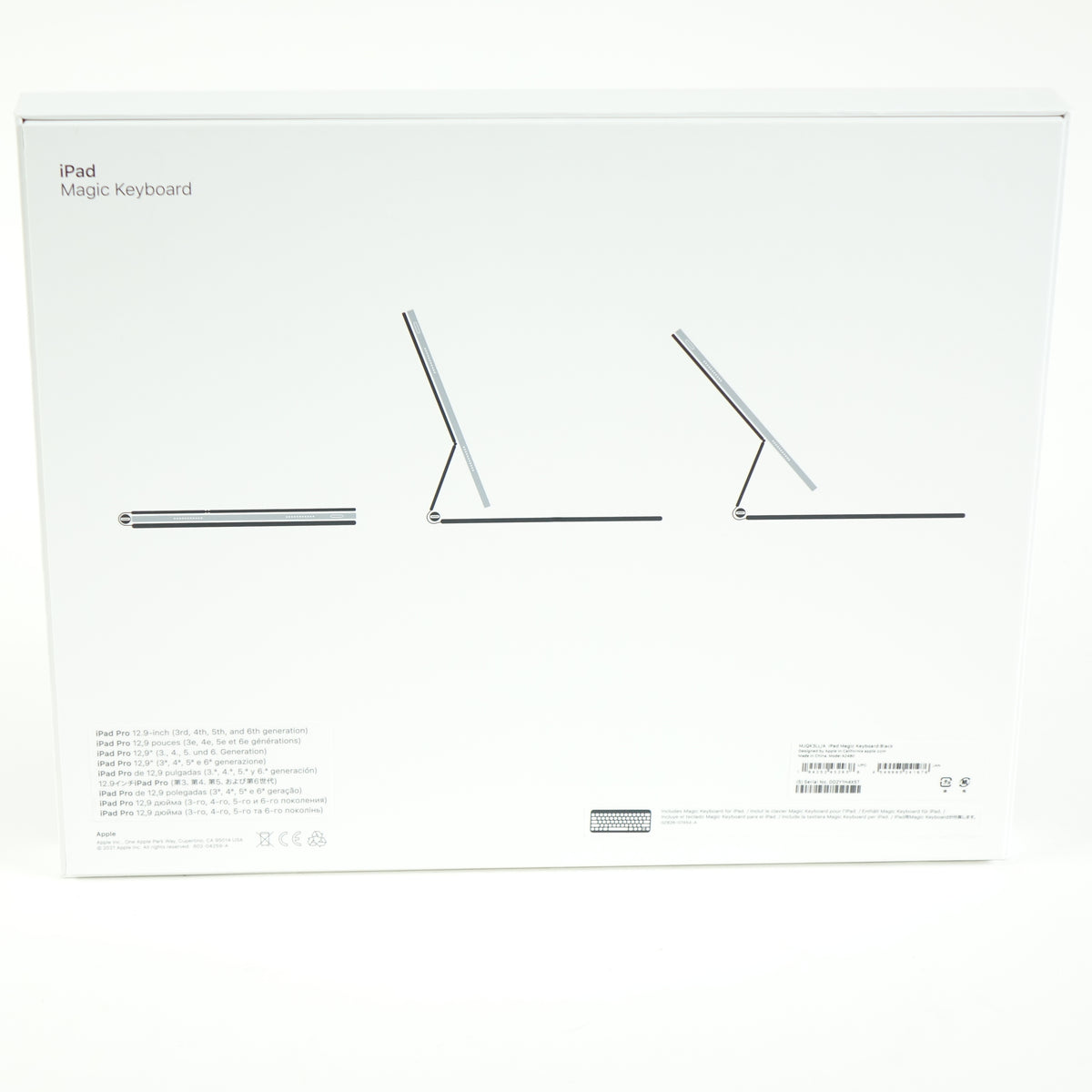 Apple Magic Keyboard iPad Pro 12.9 inch (3rd, 4th, 5th and 6th gen) - Black