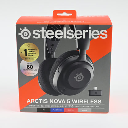 SteelSeries Arctis Nova 5 Wireless Multi-System Gaming Headset