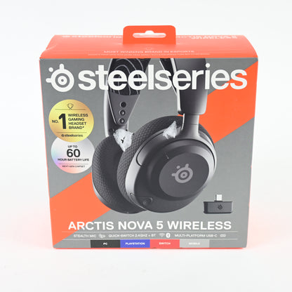 SteelSeries Arctis Nova 5 Wireless Multi-System Gaming Headset — 2.4GHz or BT