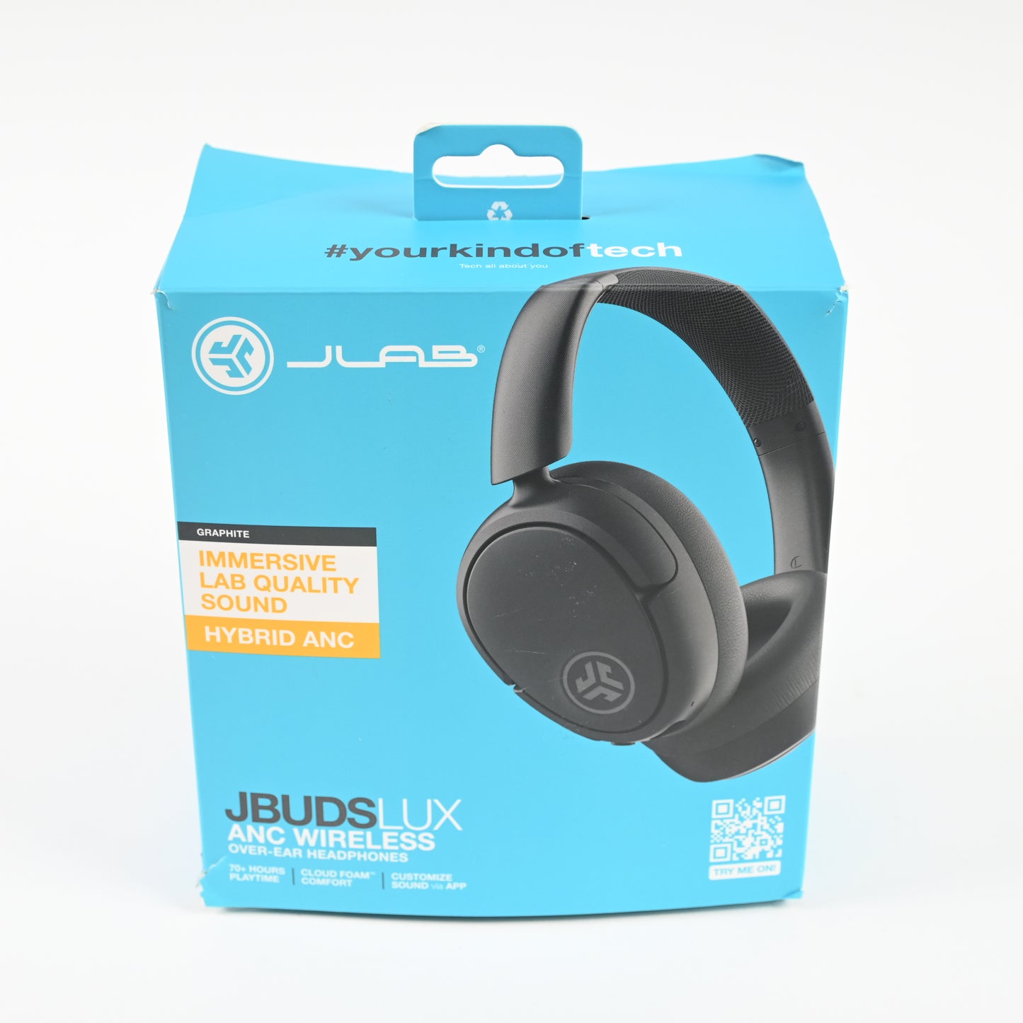 JLab JBuds Lux ANC Over-Ear Headphones - Graphite