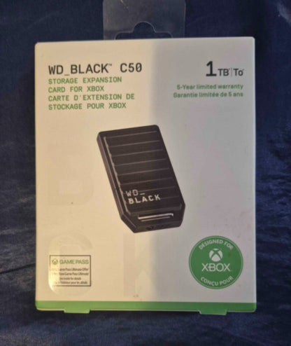 WD_Black 1TB C50 Expansion Card, Officially Licensed for Xbox