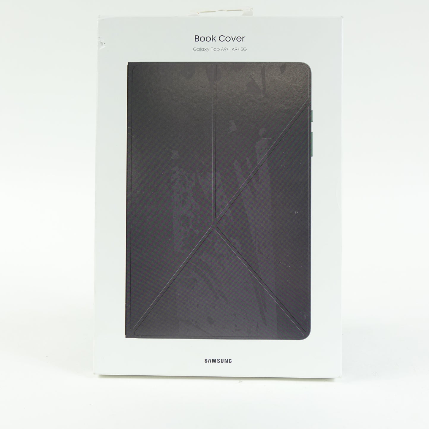 Samsung Galaxy Tab A9+ Bookcover - Black/Green