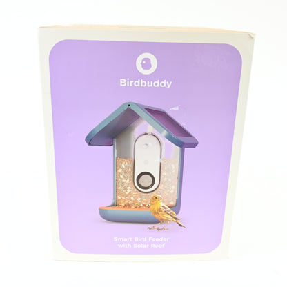 Bird Buddy Solar Smart Bird Feeder with Camera - Blue