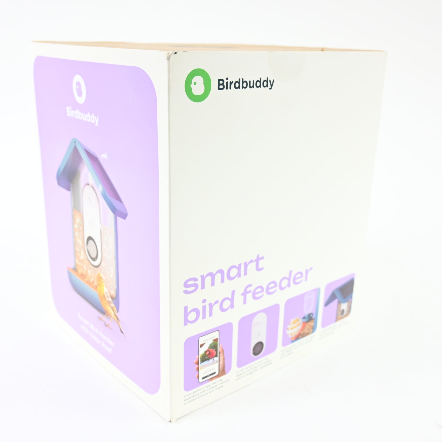 Bird Buddy Solar Smart Bird Feeder with Camera - Blue