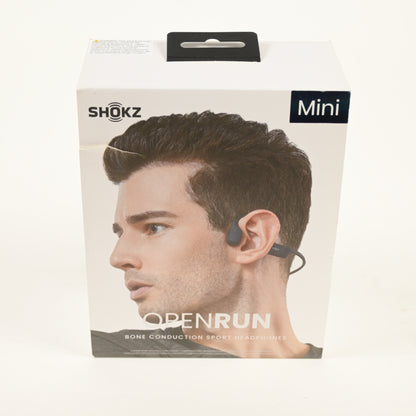 SHOKZ OpenRun MINI Wireless Bluetooth Bone-Conduction Sport Headphones - Black