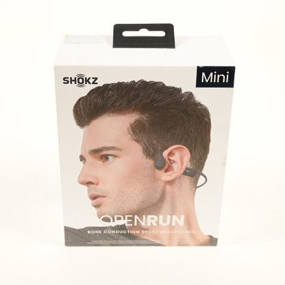 SHOKZ OpenRun MINI Wireless Bluetooth Bone-Conduction Sport Headphones - Black