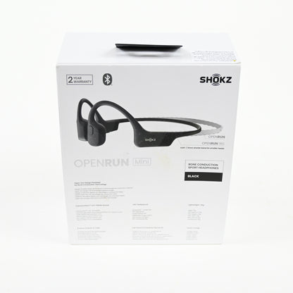 SHOKZ OpenRun MINI Wireless Bluetooth Bone-Conduction Sport Headphones - Black