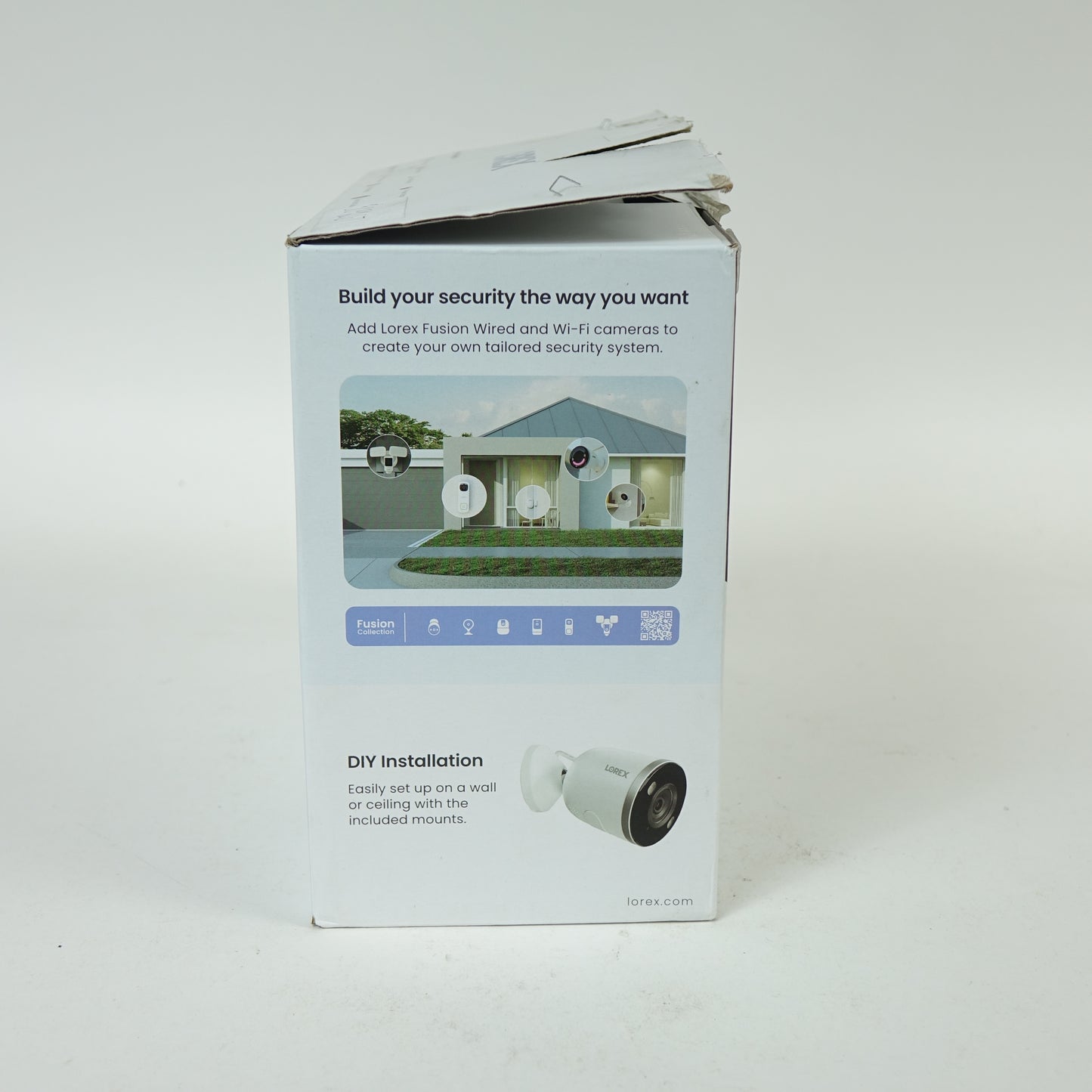 LOREX 2-Pack 2K Spotlight Security Camera BW482CAD-E-2PK - Open Box