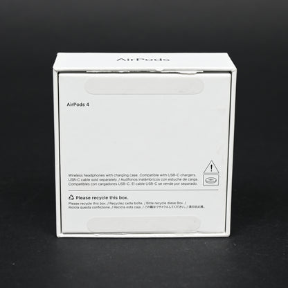 Apple AirPods 4 Wireless Bluetooth Earbuds Headphones USB-C MXP63LL/A - Grade A