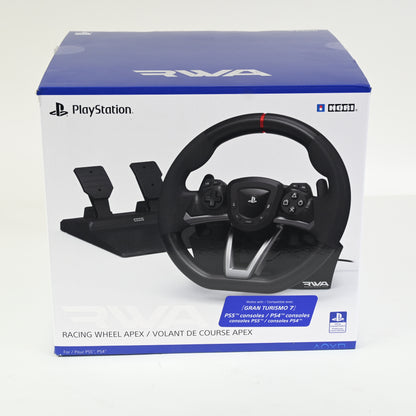 HORI Racing Wheel Apex PS5 PS4 PC Steering Wheel Pedals Sony Licensed - Grade A