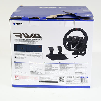 HORI Racing Wheel Apex PS5 PS4 PC Steering Wheel Pedals Sony Licensed - Grade A