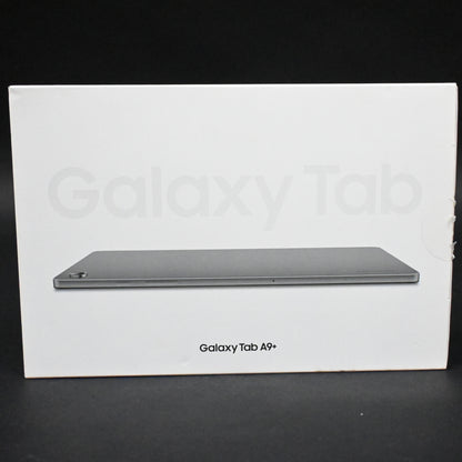 SAMSUNG Galaxy Tab A9+ (Silver) 64GB 10.9” + Galaxy Tab A9+ Book Cover (Blue)