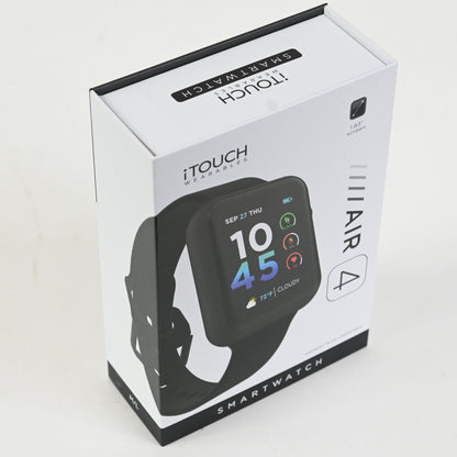 iTouch Air 4 Smartwatch Black Fitness Tracker Heart Rate 46mm - Grade A