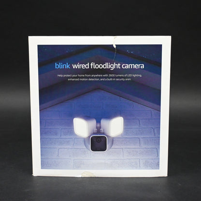 Blink Wired Floodlight Smart Security Camera – White