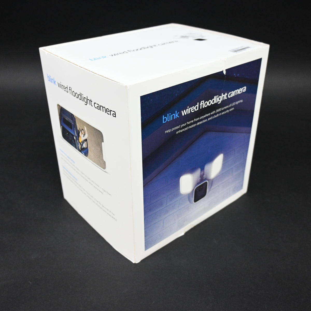 Blink Wired Floodlight Smart Security Camera – White
