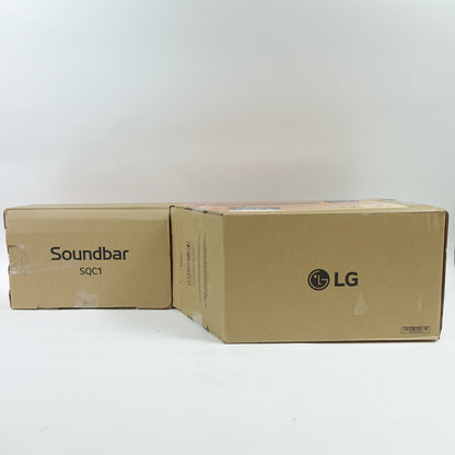 LG SQC1 2.1 Ch 160W Soundbar Bluetooth with Wireless Subwoofer - Black