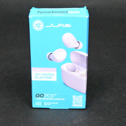 JLab Go Air Pop+ True Wireless Bluetooth Earbuds & Charging Case - Lilac