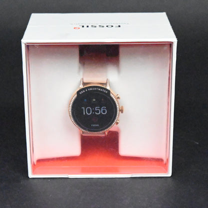 Fossil Women's Gen 4 Venture Touchscreen Smartwatch - Rose Gold, Pink