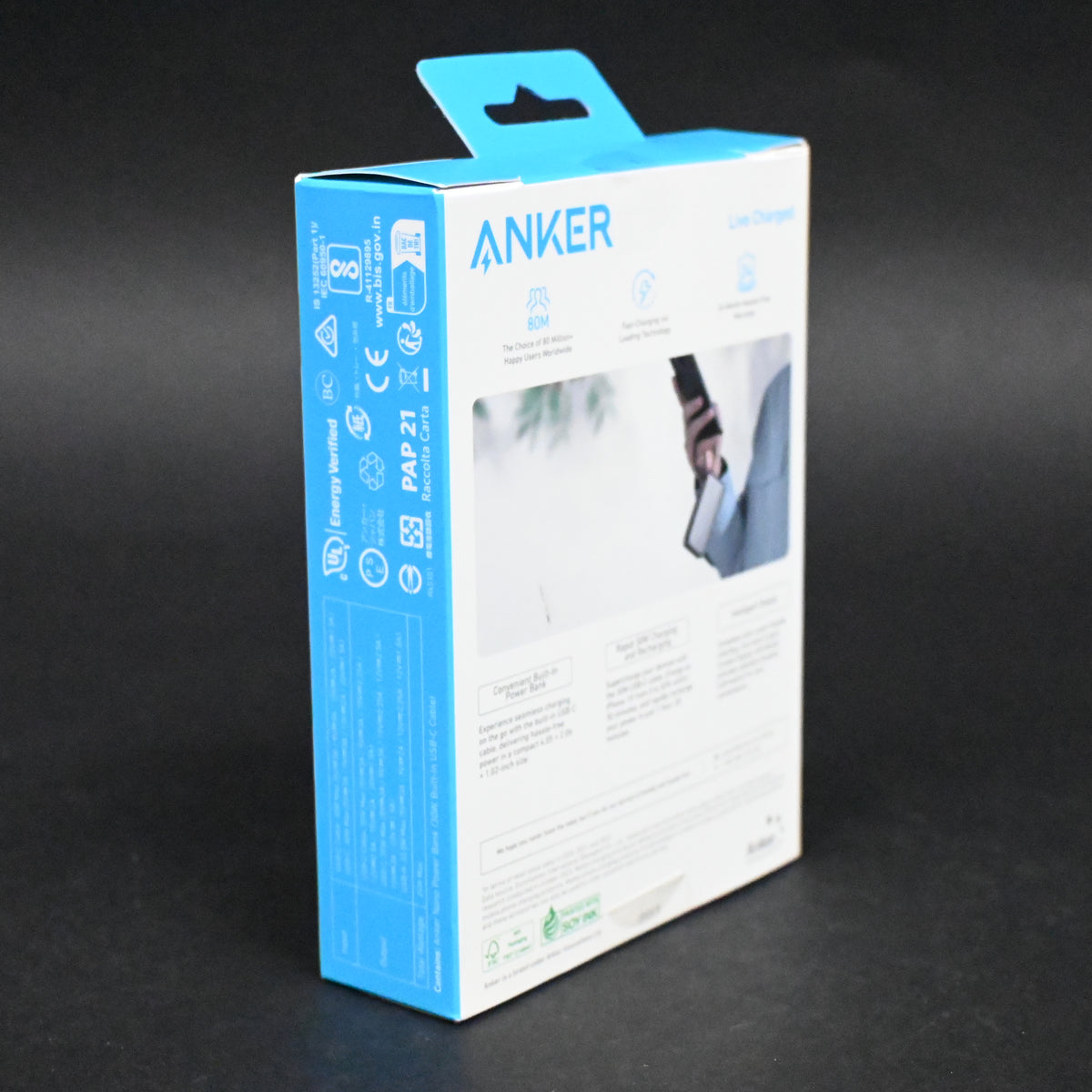 ANKER Power Bank, Power IQ 3.0 Portable Charger with PD 30W Max Output