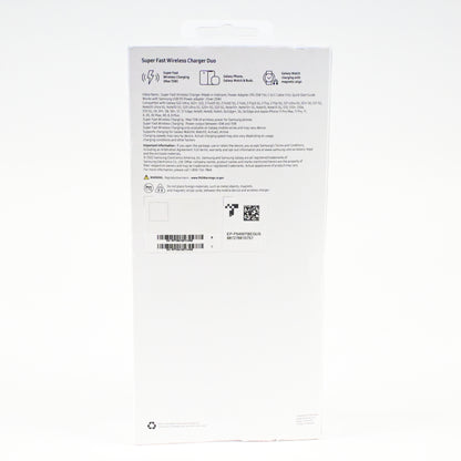 Samsung Super Fast Wireless Charger Duo 15W with Adapter Power Adapter - Grade A