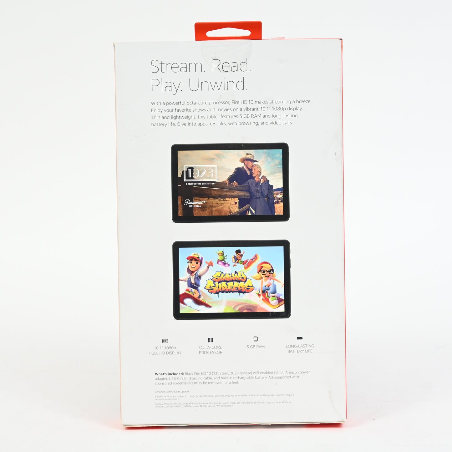 Fire HD 10 tablet 10.1" (13th Gen) - Black