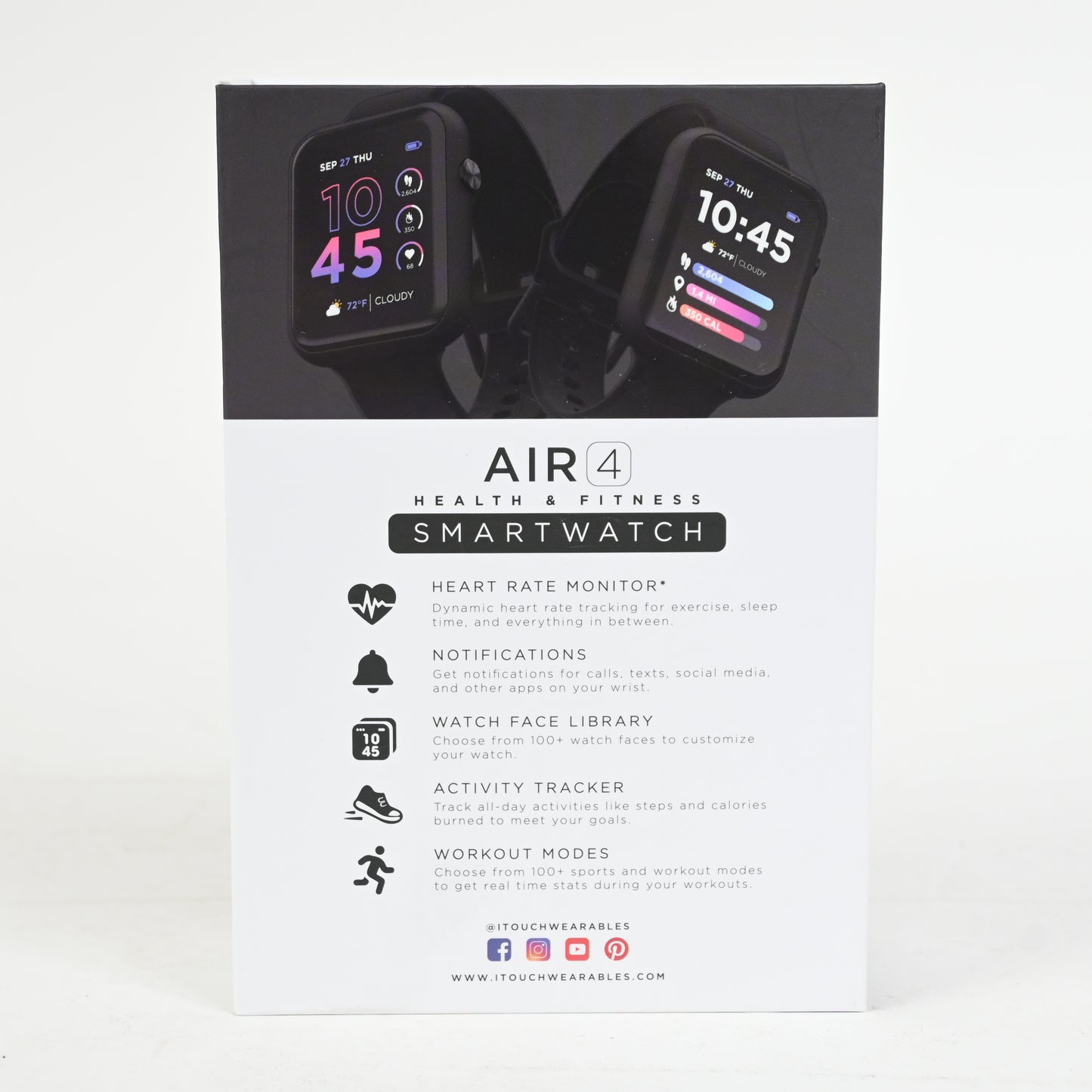 iTouch Air 4 Smartwatch - Black