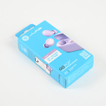 JLab Go Pop+ True Wireless Bluetooth Earbuds & Charging Case - Lilac
