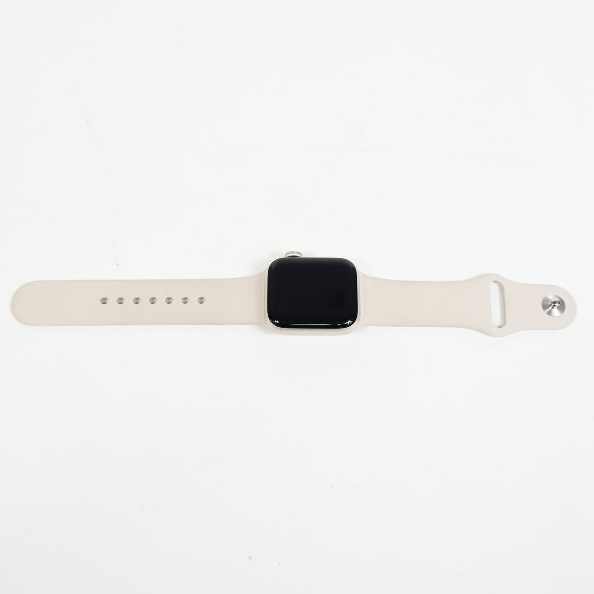 Apple Watch SE (2nd Gen) [40mm] Smartwatch Sport Band S/M (Starlight)