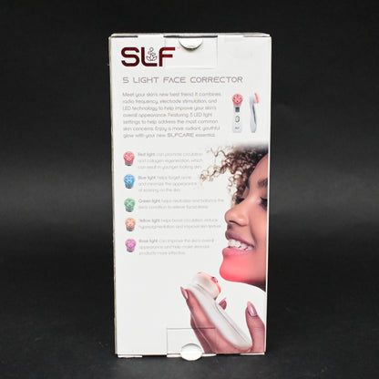 SLF 3-Light LED Facial Therapy Device for Red Blue Skin Care Treatment - New