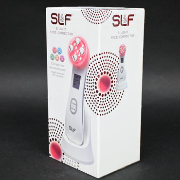 SLF 3-Light LED Facial Therapy Device for Red Blue Skin Care Treatment - New