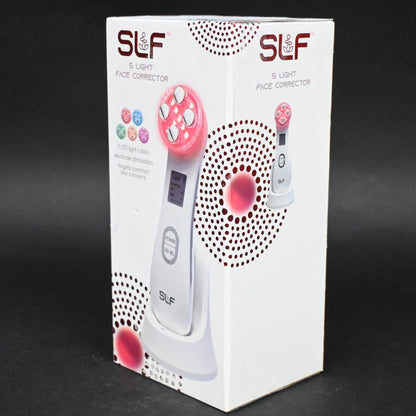SLF 3-Light LED Facial Therapy Device for Red Blue Skin Care Treatment - New