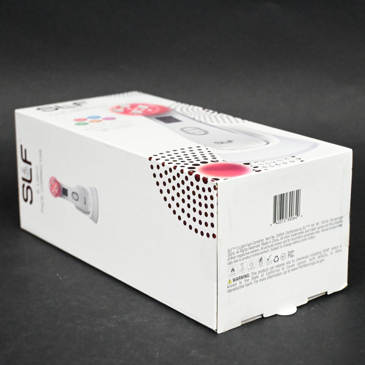 SLF 3-Light LED Facial Therapy Device for Red Blue Skin Care Treatment - New