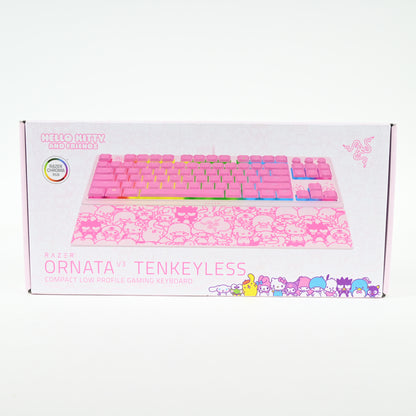 Razer Ornata V3 TKL Low Profile Gaming Keyboard: RGB - Hello Kitty Edition
