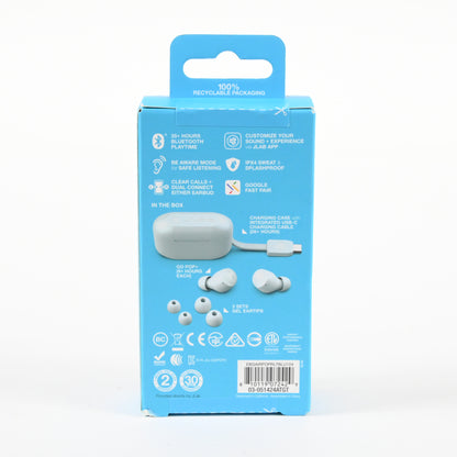 JLab Go Air Pop True Wireless Bluetooth Earbuds - Light Blue - New