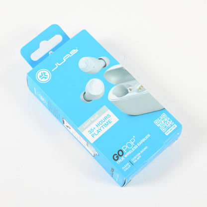 JLab Go Air Pop True Wireless Bluetooth Earbuds - Light Blue - New