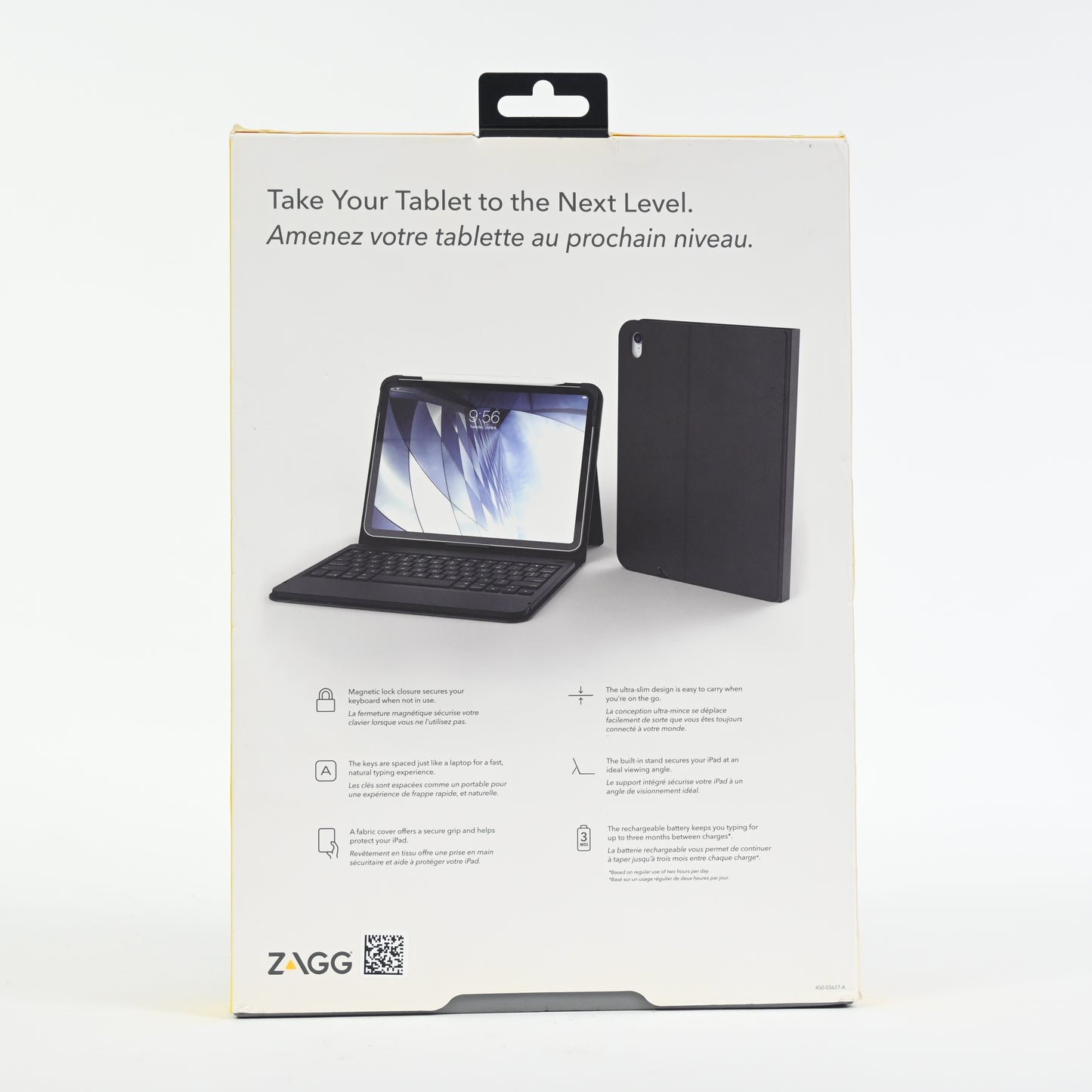 ZAGG Messenger Folio Tablet Keyboard Case For Apple iPad Pro 11