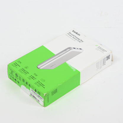 Belkin 20000mAh Power Bank 15W USB-A + USB-C - Silver