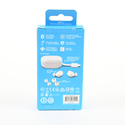 Go Pop+ True Wireless Bluetooth Earbuds Cloud - White In-Ear Headphones - New